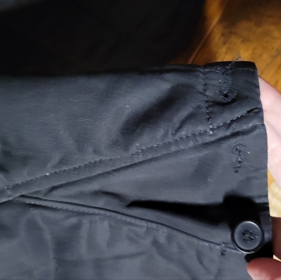 Danier mens quilted black jacket snap close 5pockets oversized XL cotton jacket - Picture 5 of 9